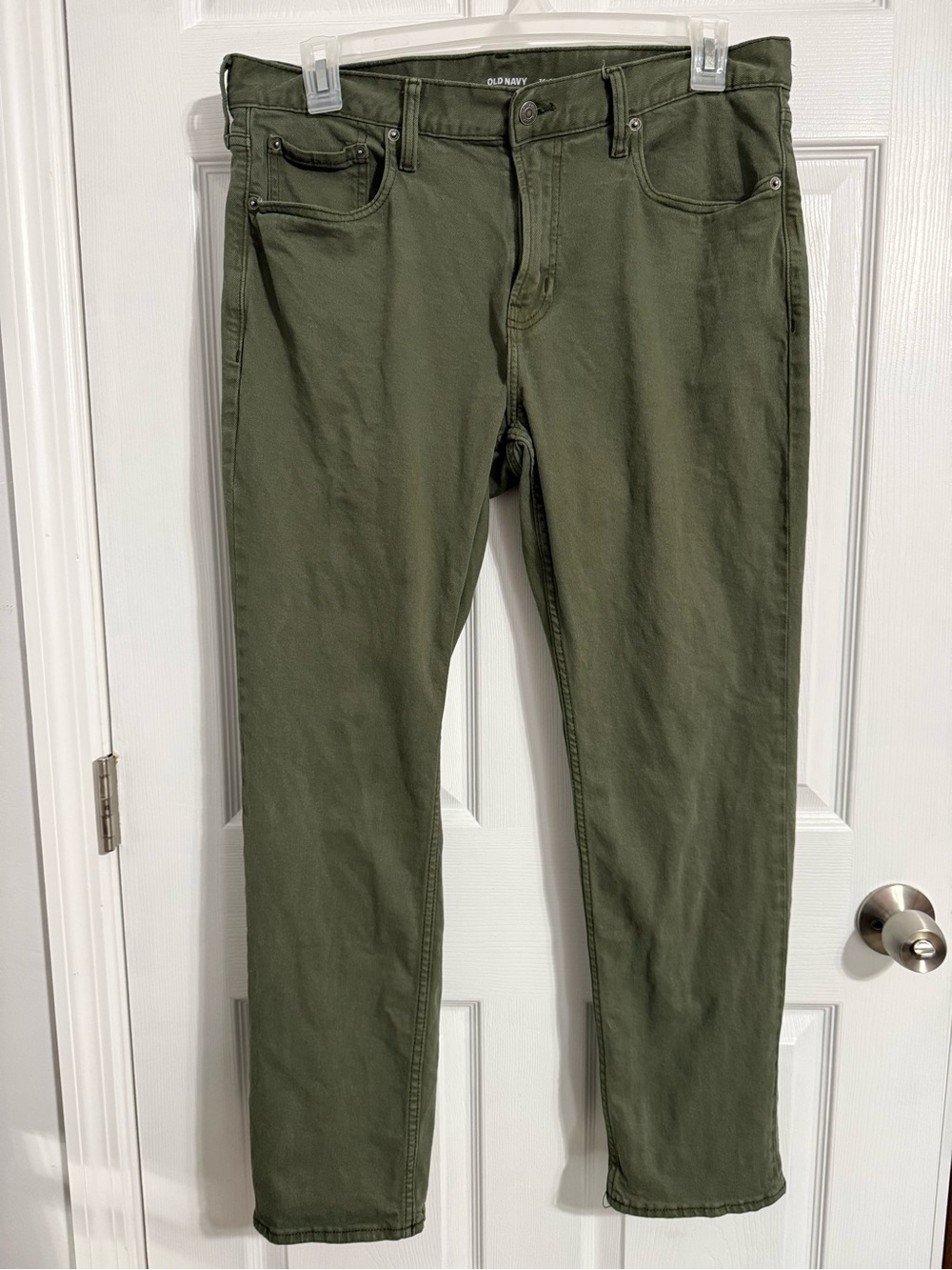 Old Navy Slim Olive Green Jeans